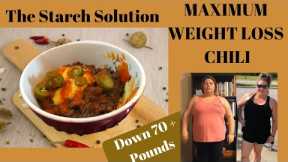 MAXIMUM WEIGHT LOSS CHILI | Whole Food Plant Based