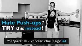 Hate doing Pushups? Push Up alternative Exercise / POSTPARTUM Health and Fitness - DUMBBELL FLY