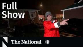 CBC News: The National | Fiona’s destruction, COVID travel rules, Asteroid crash