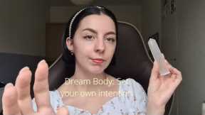 ASMR Reiki for Dream body ｜Soft spoken, Intention setting, Hand movements, crystal healing