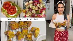 WHAT I EAT IN A DAY for weight loss/ maintenance Healthy summer recipes Indian Diet Tesora Airfryer