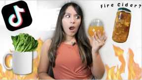 Trying VIRAL TikTok Health Hacks