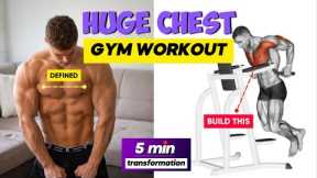 'Best' CHEST Workout for GYM to get Huge and Ultra Muscular Chest in 21 Days | 5 Min Transformation