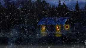 Reduce Stress With The Sound Of Rain And Light Thunder At Night - Rain Sounds For Sleeping ASMR