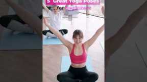 5 Great Yoga Poses for Beginners 💖 Helping you to beat stress, ease back pain, and gain flexibility.