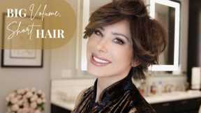 BIG Volume SHORT Hair Tutorial | Dominique Sachse