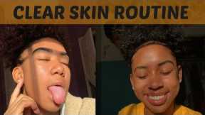 POPPIN GLOWY CLEAR  SKIN CARE ROUTINE