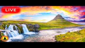 🔴 Relaxing Music 24/7, Stress Relief Music, Sleep Music, Meditation Music, Study, Waterfall