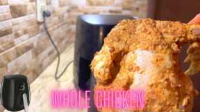 I made 1.5 kgs whole chicken roast in an airfryer