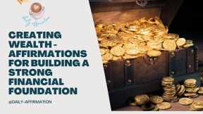 Creating Wealth - Affirmations for Building a Strong Financial Foundation