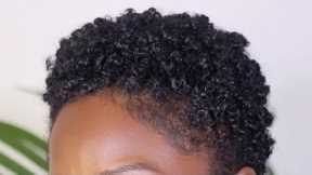 Best Method for Super Defined Curls | Short Hair | 4C | Tapered fro | How to style TWA ❤️
