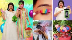 BEST LIFE SAVING HOLI HACKS Everyone Should Know | Most Useful HOLI IDEAS