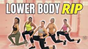 RIP Lower Body Strength Workout | Tone & Sculpt | MUSIC DRIVEN 🔥