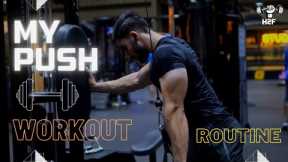 MY PUSH WORKOUT ROUTINE Exercises.#fitness #bodybuilding #gym #health #workout #punjabi #motivation