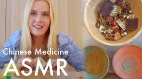 ASMR All the Chinese medicine herbs and powders I've been given at consultations!