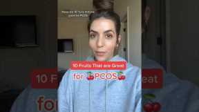 10 Fruits that are great for PCOS 🍒 #pcos