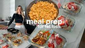 EASY MEAL PREP FOR WEIGHT LOSS | quick & healthy recipes for the week