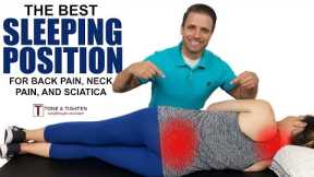 The best sleeping position for back pain, neck pain, and sciatica - Tips from a physical therapist