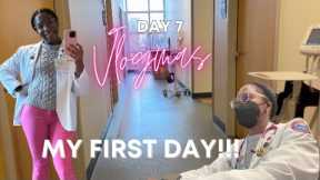 My FIRST Day Seeing PATIENTS!!! | Vlogmas Day 7