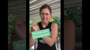 2 EASY ways for shoulder arthritis pain relief!
