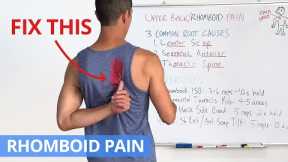 How to Fix Upper Back / Rhomboid Pain for GOOD (4 Effective Exercises)