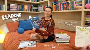 ULTIMATE BOOK VIDEO: reading journal flip through, august tbr, book haul, & cozy reading!
