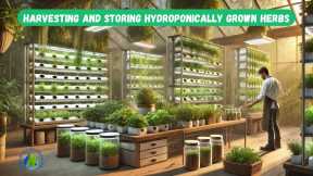 Harvesting And Storing Hydroponically Grown Herbs