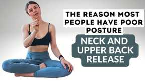How To Fix Neck And Upper Back | Pain Relief | Muscle Release | Quick 5 Minute Routine
