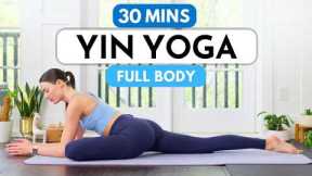 30 Min Yin Yoga - Deep Full Body Stretch for Tension Release