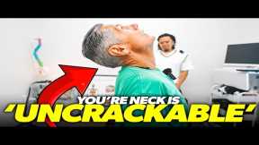 10 CHIROPRACTORS FAILED TO CRACK HIS NECK! 😱😭  | Asmr Neck Pain & Headache Relief | Dr Tubio