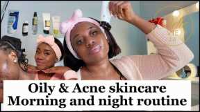 My Morning & Night Skincare Routine for Acne-Prone Skin | Healing & Hydrating