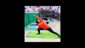 Yoga 🧘 session to increase flexibility with Dr. Sandhya