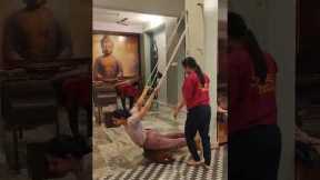 shoulder stretching || by lyengar method || #yogapostures #iyengaryoga  #yogaschool