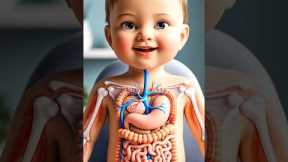 What Happens Inside a Baby’s Body After Eating Healthy vs Junk Food? 😱🍎🍟 #healthychildren #facts