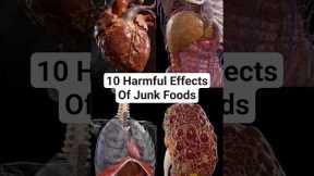 10 Harmful Effects Of Junk Foods on Your Health #healthtips